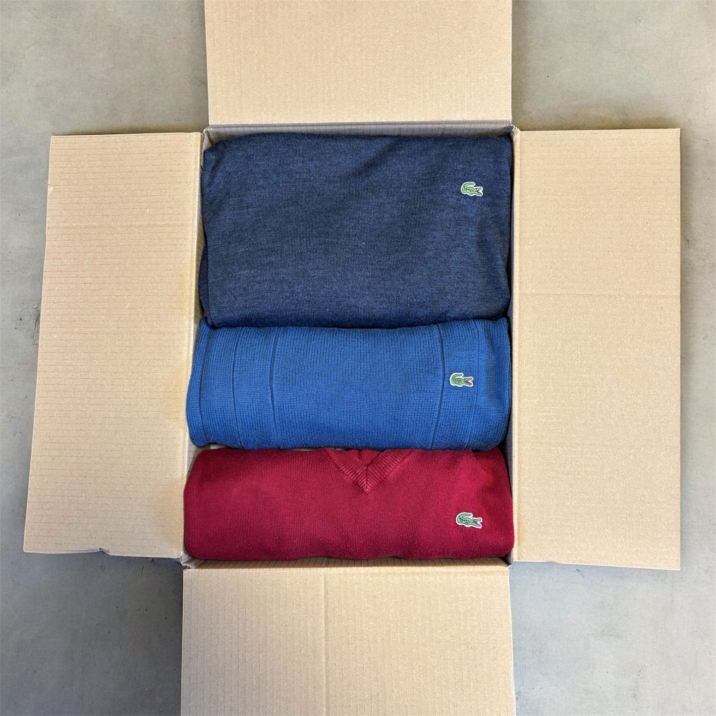 5X Lacoste Knit/Sweater/Mix Box