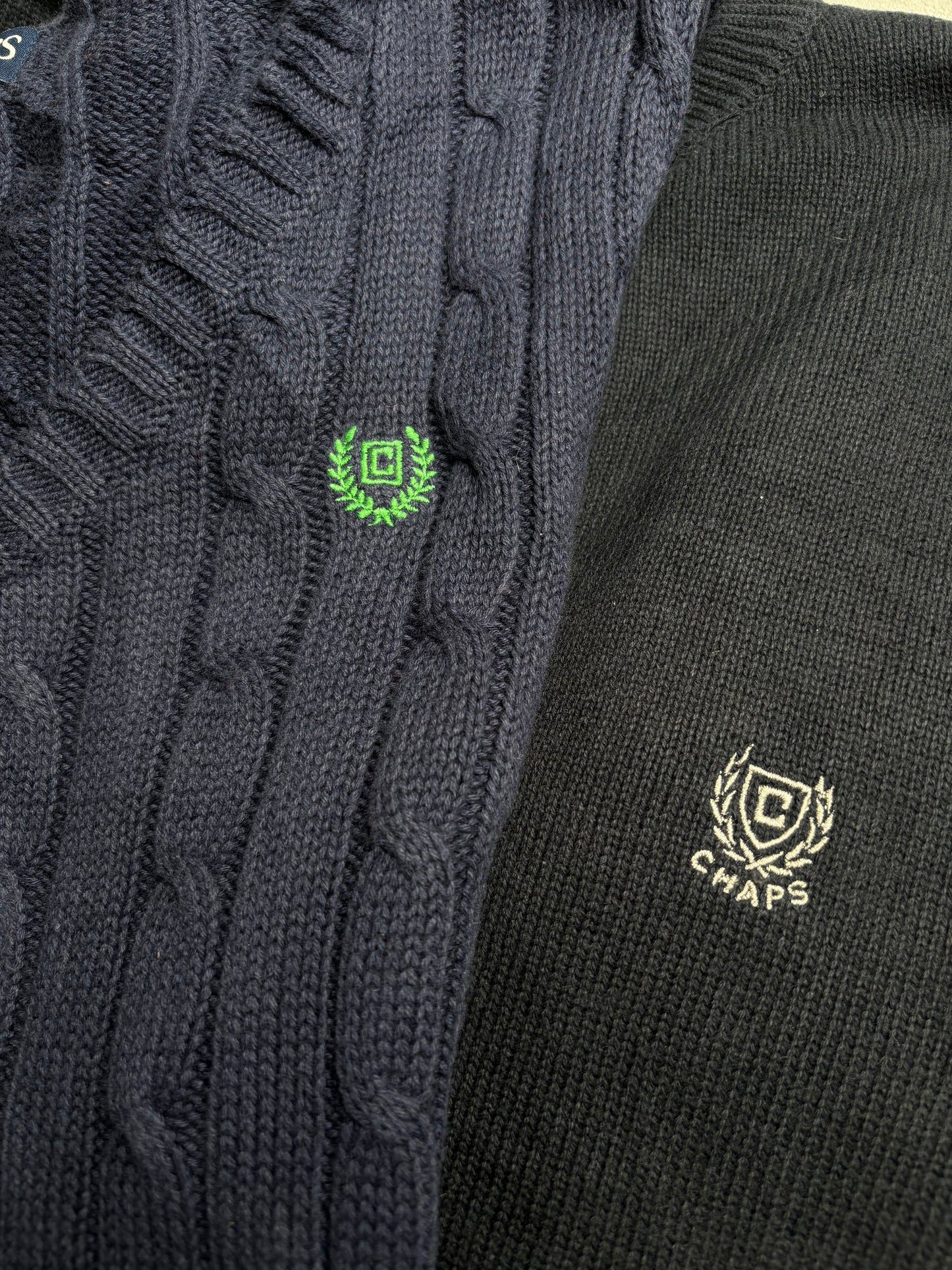 3x Chaps Sweater/Knit box