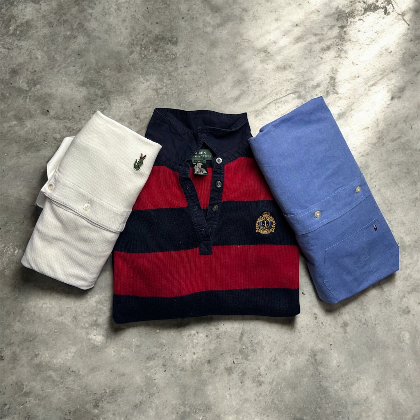 3x Ralph Lauren/Tommy/Lacoste Box